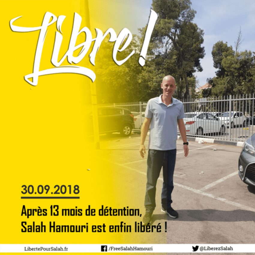 Salah Hamouri enfin libre !