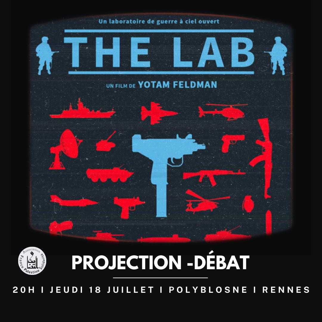 Jeudi 18 juillet à partir de 20h au Polyblosne (en face du Triangle) projection du film The lab