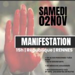 Solidaires avec la Palestine et le Liban : Non à la barbarie, samedi 2 nov à 15h place de la République.