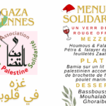 Gaza au cœur: repas de solidarité le 20 décembre à la MQ Villejean à 19h45. Venez nombreux.